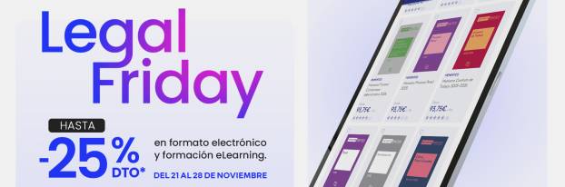 Imagen del artículo Nueva edición del Legal Friday con descuentos hasta del 25% para profesionales jurídicos